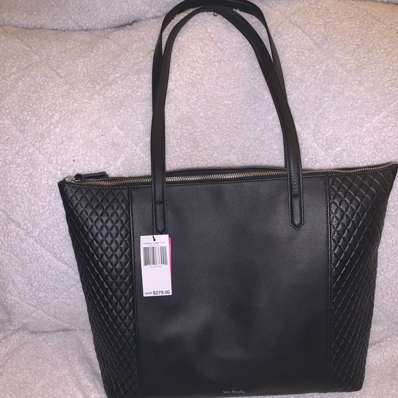 Vera Bradley Handbags - Vera Bradley leather tote bag
